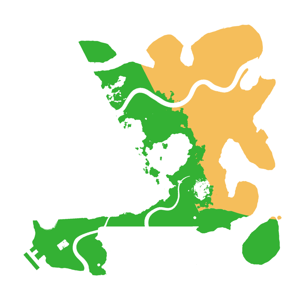 Biome Rust Map: Procedural Map, Size: 3000, Seed: 985167428