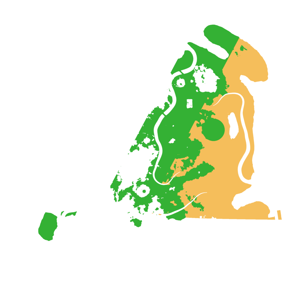 Biome Rust Map: Procedural Map, Size: 3500, Seed: 1931064644