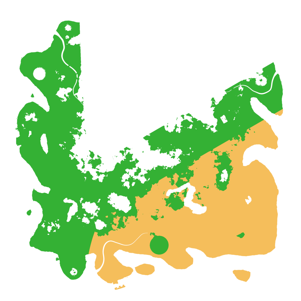 Biome Rust Map: Procedural Map, Size: 4250, Seed: 864888