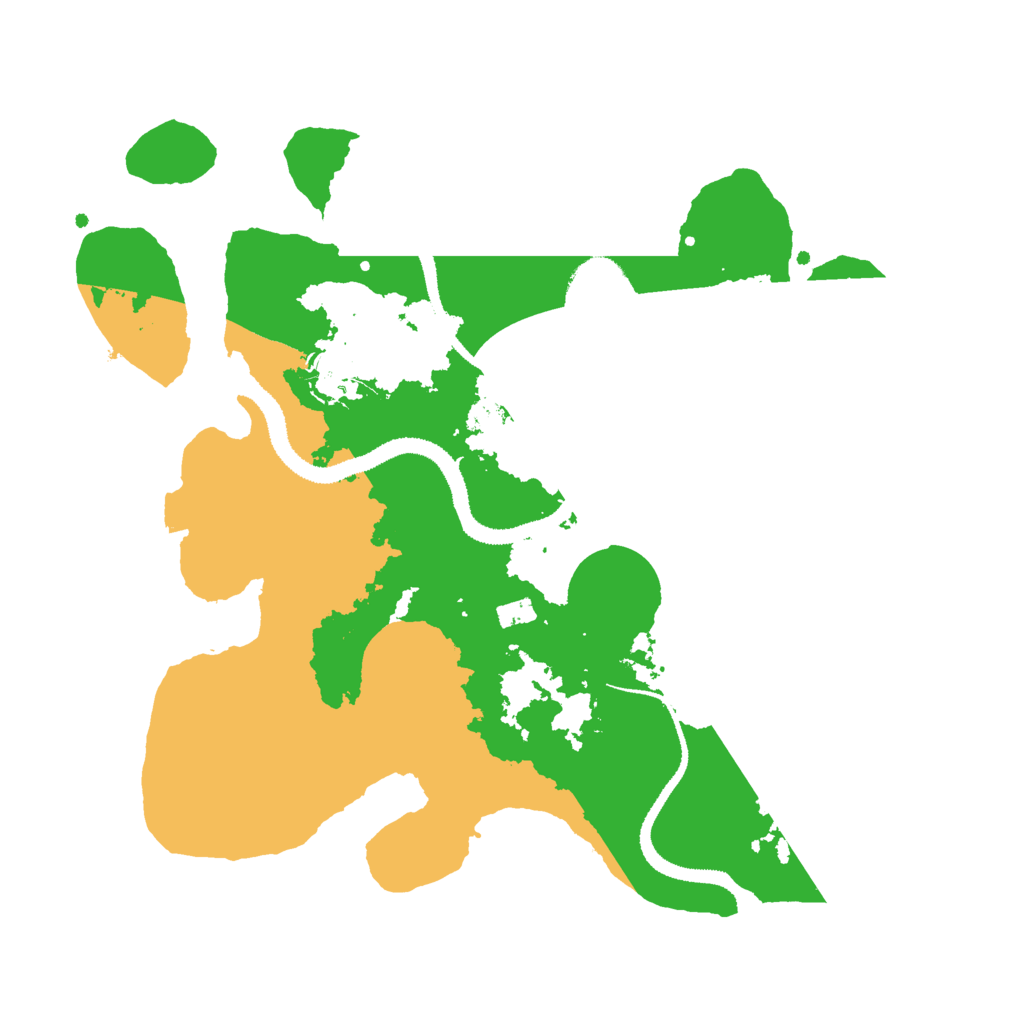 Biome Rust Map: Procedural Map, Size: 3000, Seed: 1561033178