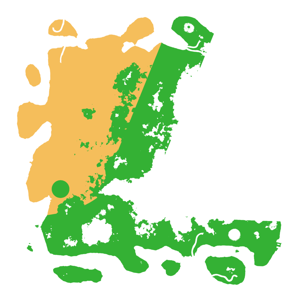 Biome Rust Map: Procedural Map, Size: 4500, Seed: 439876845