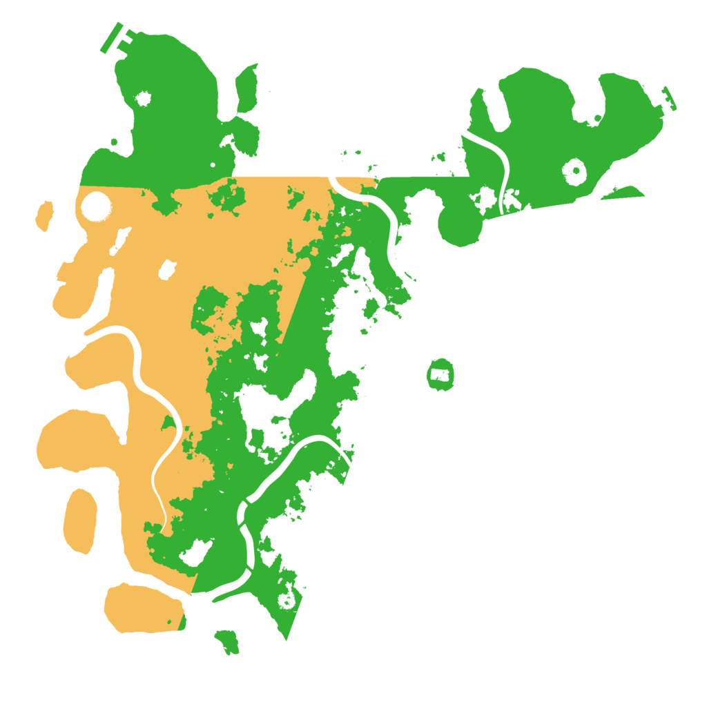Biome Rust Map: Procedural Map, Size: 4200, Seed: 1791110520