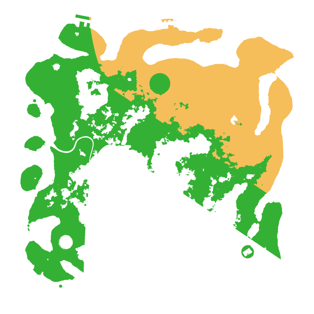 Biome Rust Map: Procedural Map, Size: 4000, Seed: 827124773