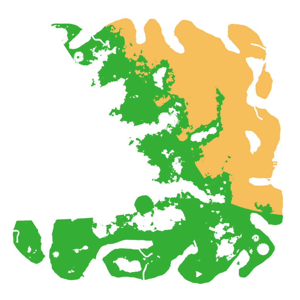 Biome Rust Map: Procedural Map, Size: 4500, Seed: 218249556