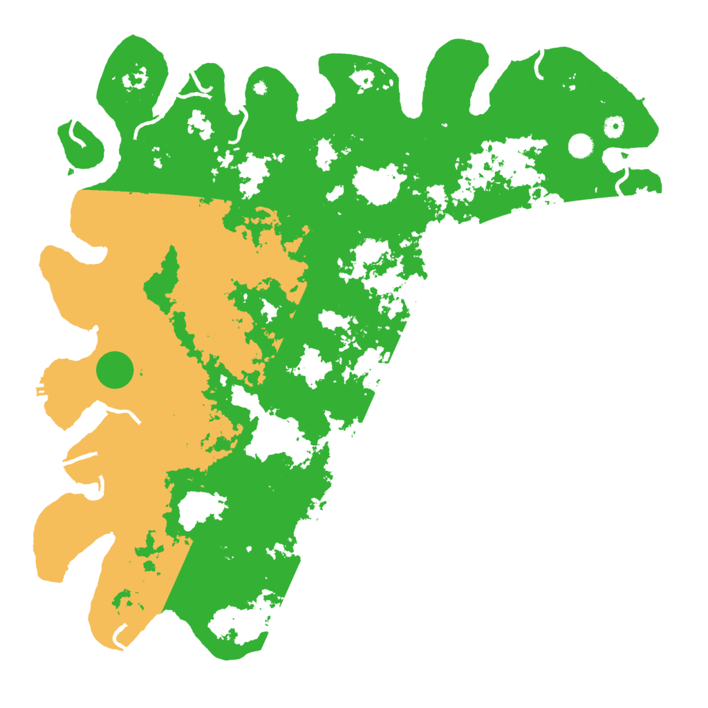 Biome Rust Map: Procedural Map, Size: 5000, Seed: 648262