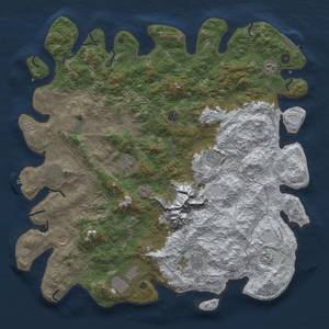 Thumbnail Rust Map: Procedural Map, Size: 5000, Seed: 648262, 20 Monuments