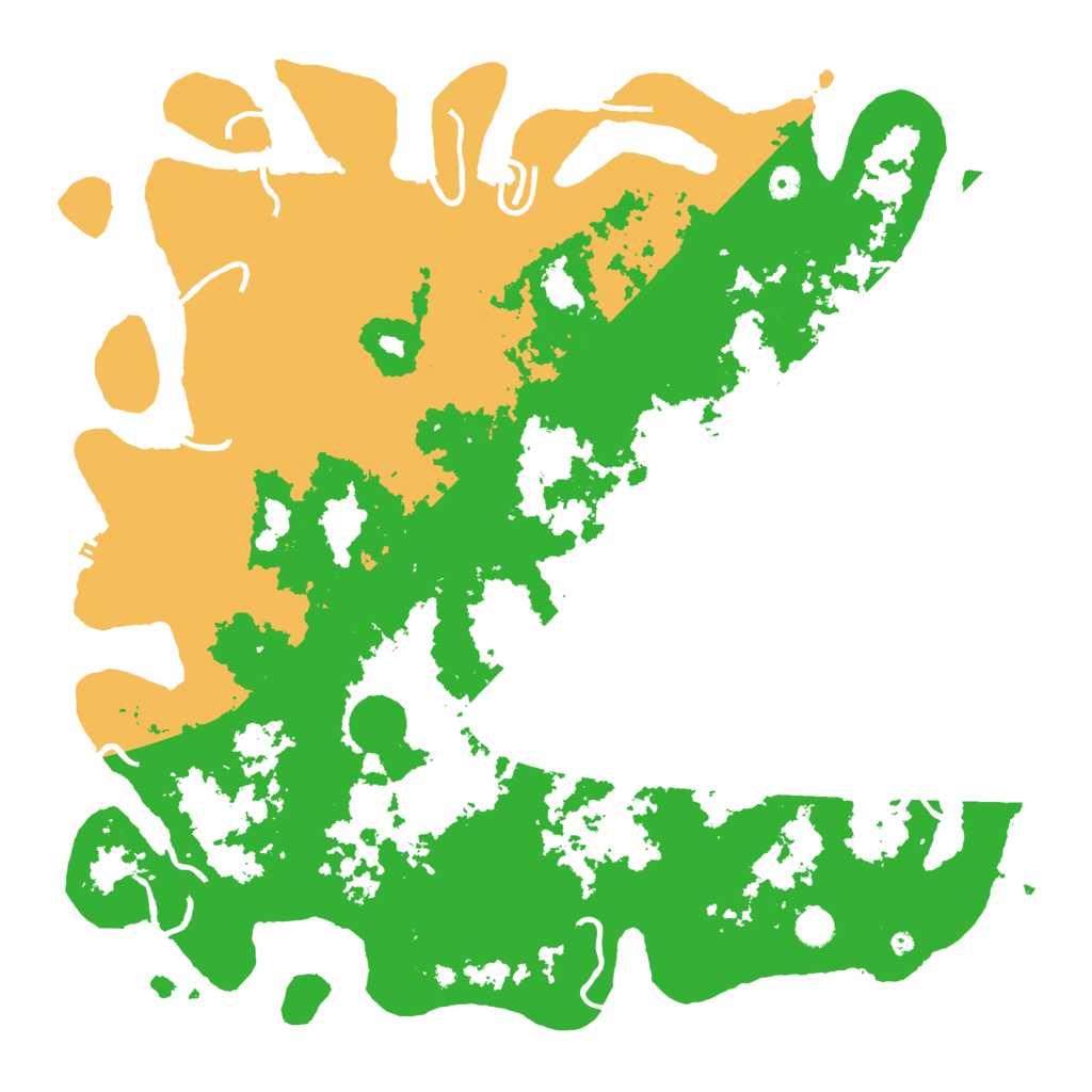 Biome Rust Map: Procedural Map, Size: 5000, Seed: 1552661415