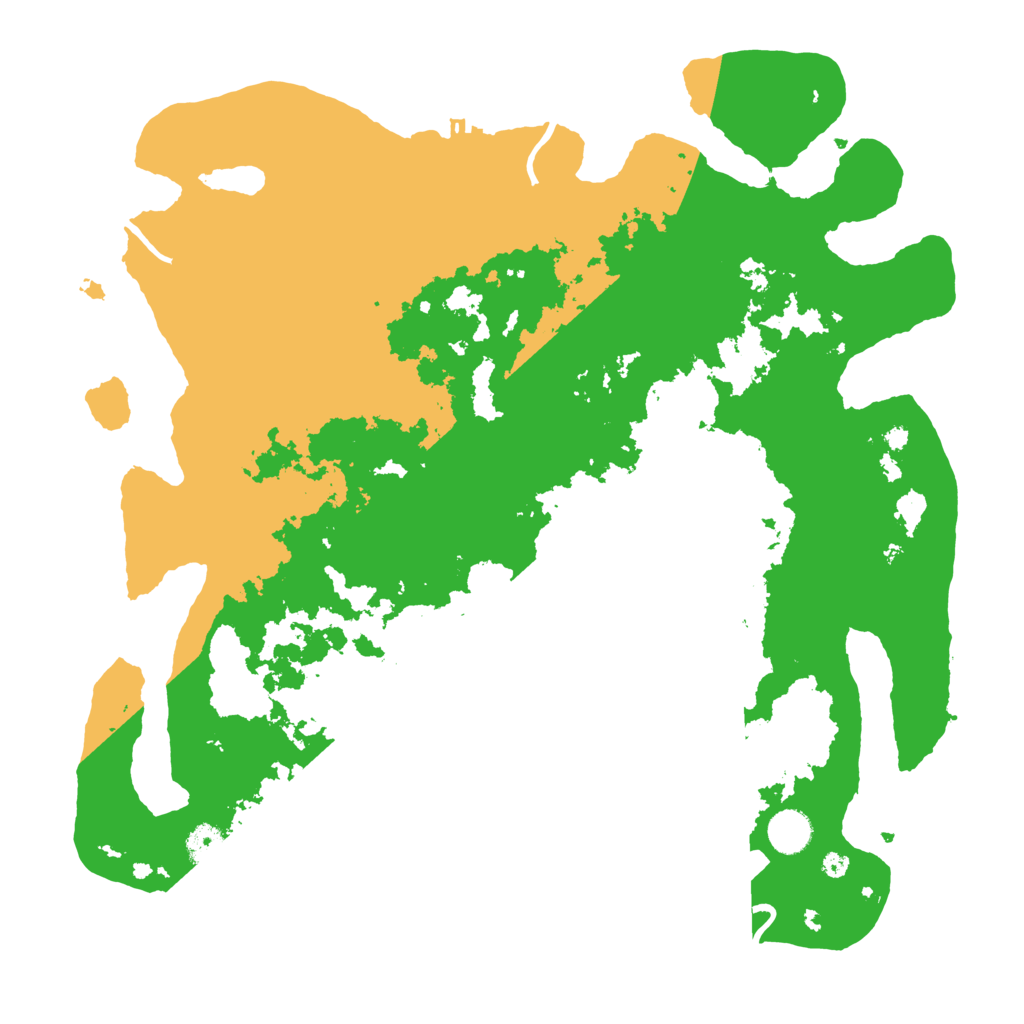 Biome Rust Map: Procedural Map, Size: 4100, Seed: 86445