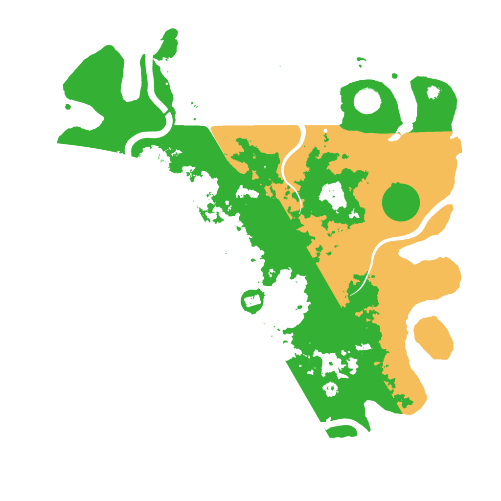 Biome Rust Map: Procedural Map, Size: 3500, Seed: 73867224