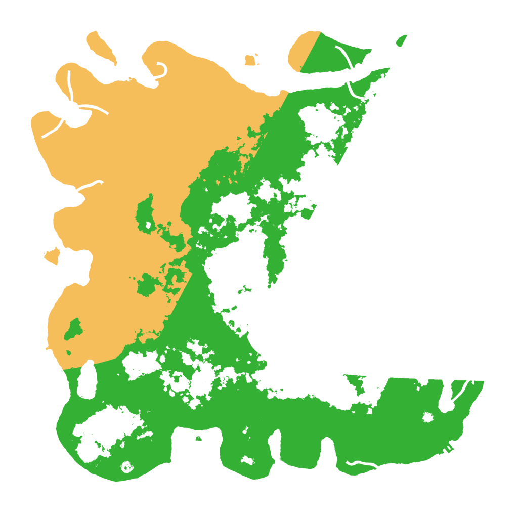 Biome Rust Map: Procedural Map, Size: 4500, Seed: 1294646