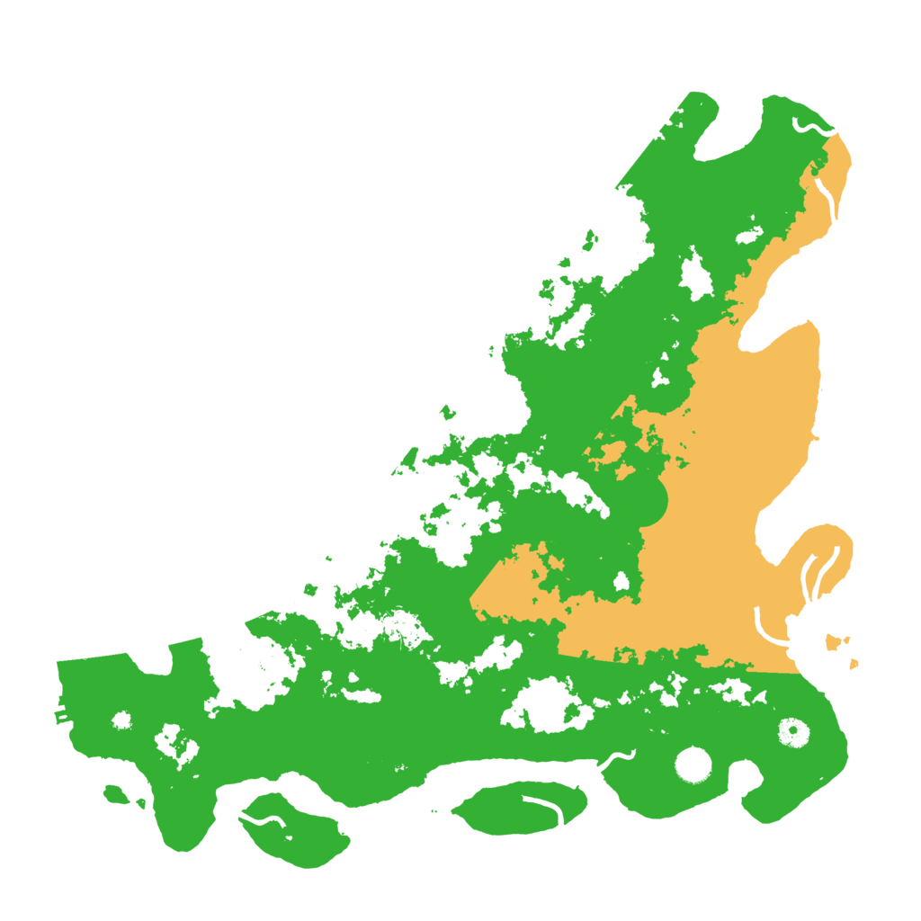 Biome Rust Map: Procedural Map, Size: 4515, Seed: 55