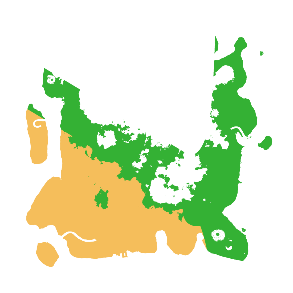 Biome Rust Map: Procedural Map, Size: 3500, Seed: 801817346