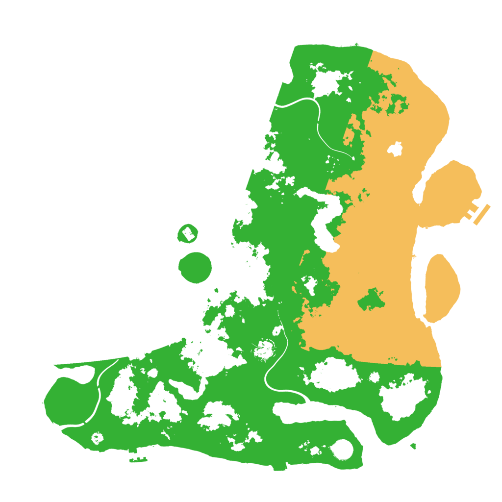 Biome Rust Map: Procedural Map, Size: 4300, Seed: 1815213853