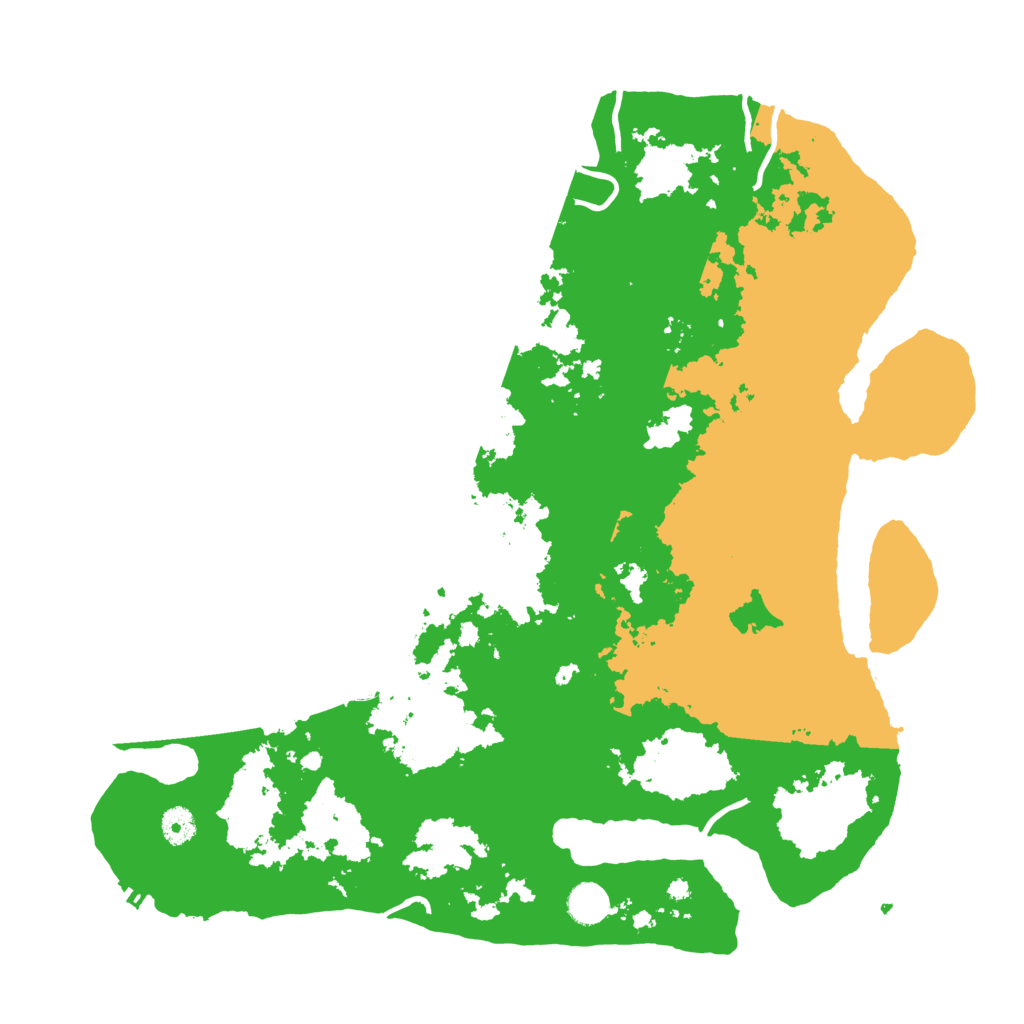 Biome Rust Map: Procedural Map, Size: 4300, Seed: 1815213853