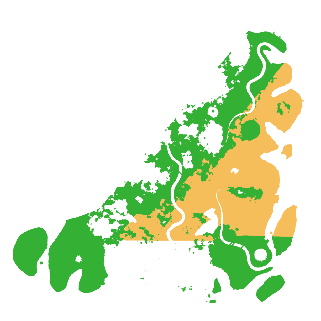 Biome Rust Map: Procedural Map, Size: 4500, Seed: 397632581