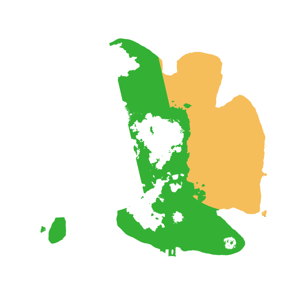 Biome Rust Map: Procedural Map, Size: 2500, Seed: 19816470