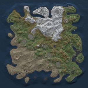 Thumbnail Rust Map: Procedural Map, Size: 4250, Seed: 859511643, 19 Monuments