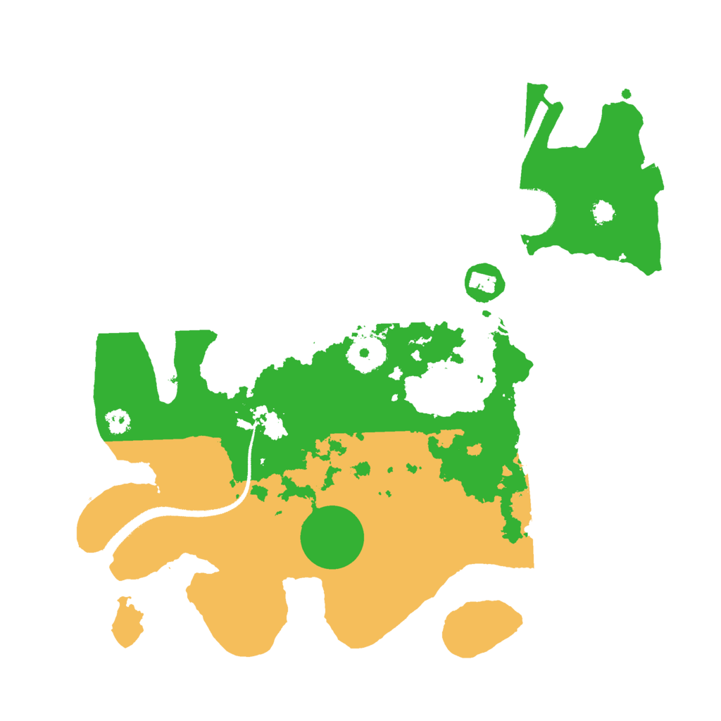 Biome Rust Map: Procedural Map, Size: 3000, Seed: 88975