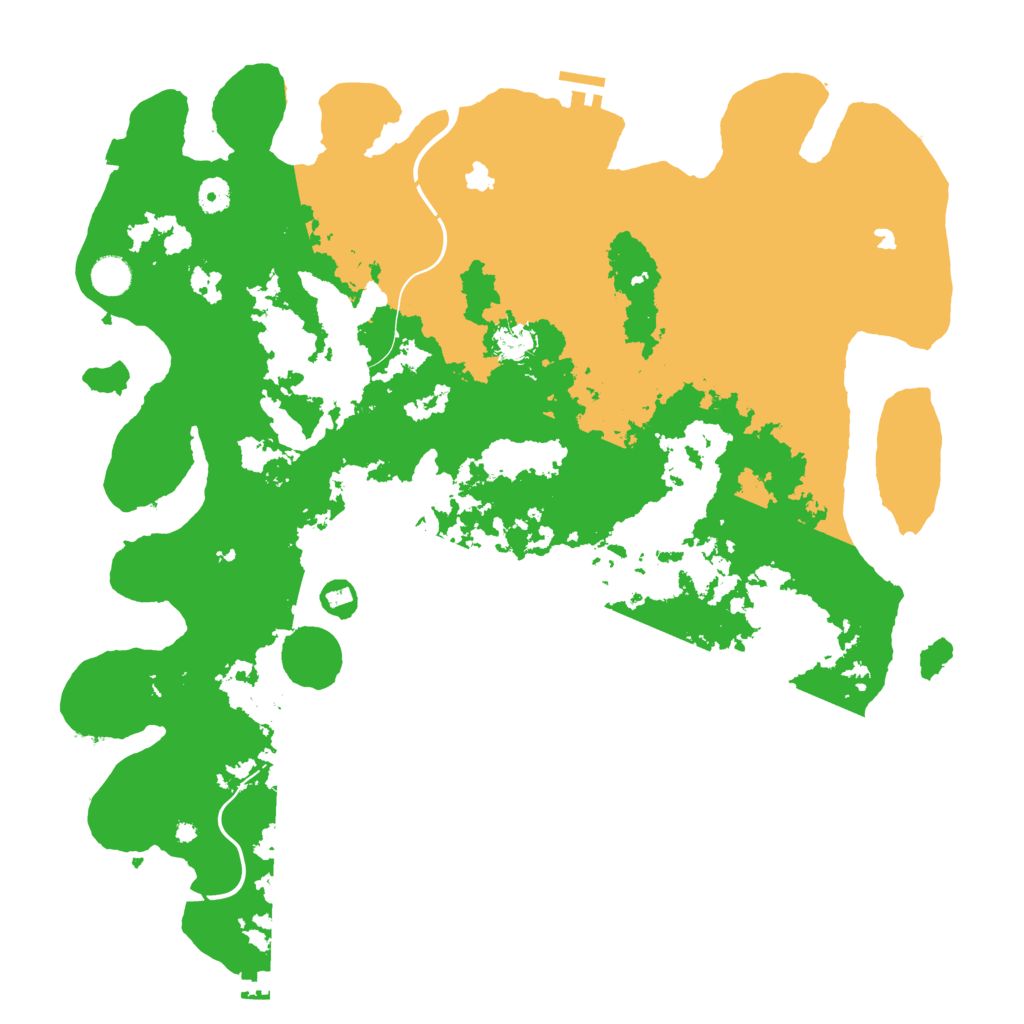 Biome Rust Map: Procedural Map, Size: 4500, Seed: 1778128636
