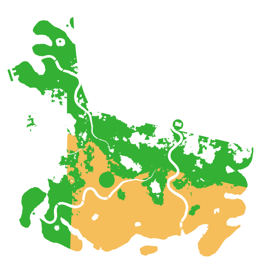 Biome Rust Map: Procedural Map, Size: 4500, Seed: 8184813
