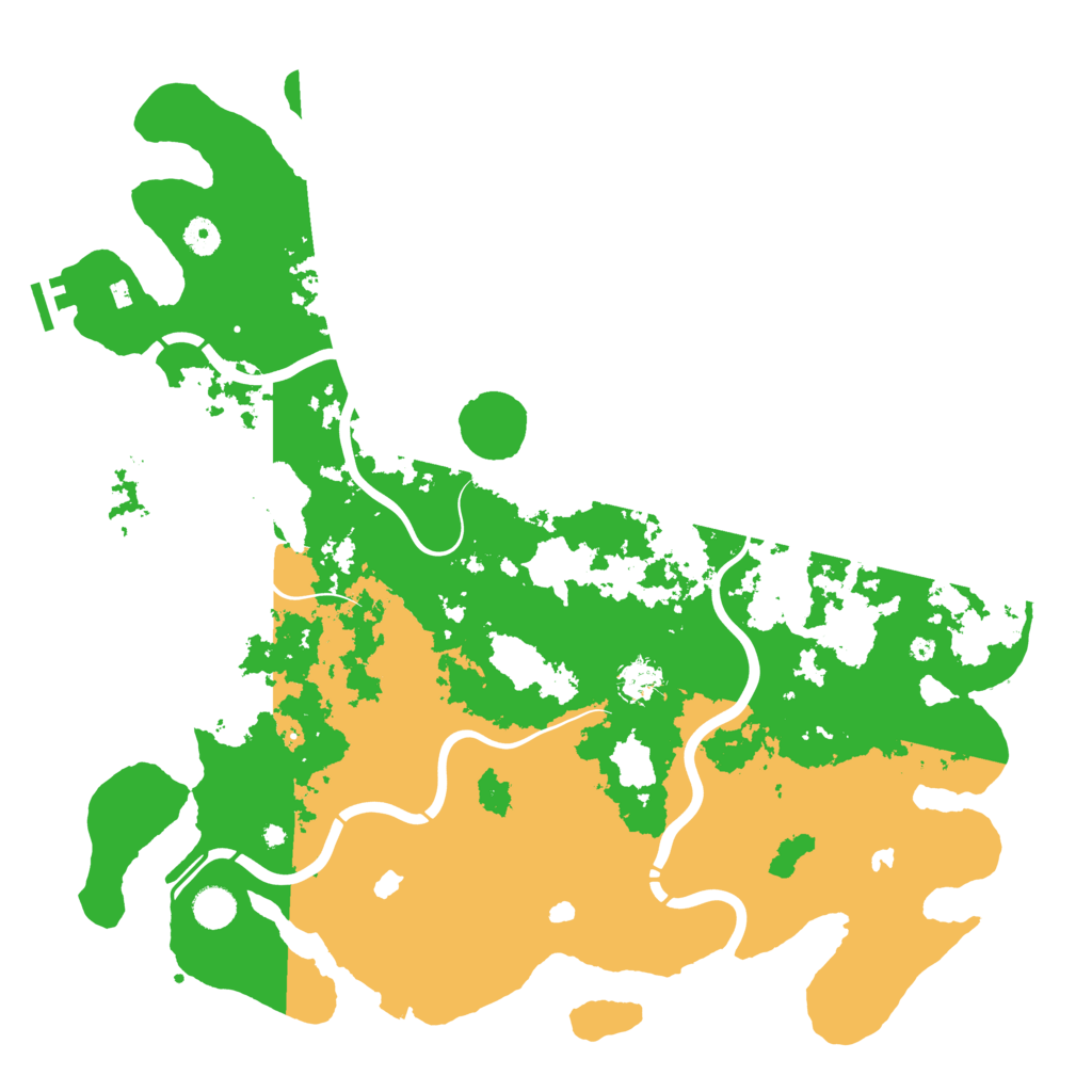 Biome Rust Map: Procedural Map, Size: 4500, Seed: 8184813