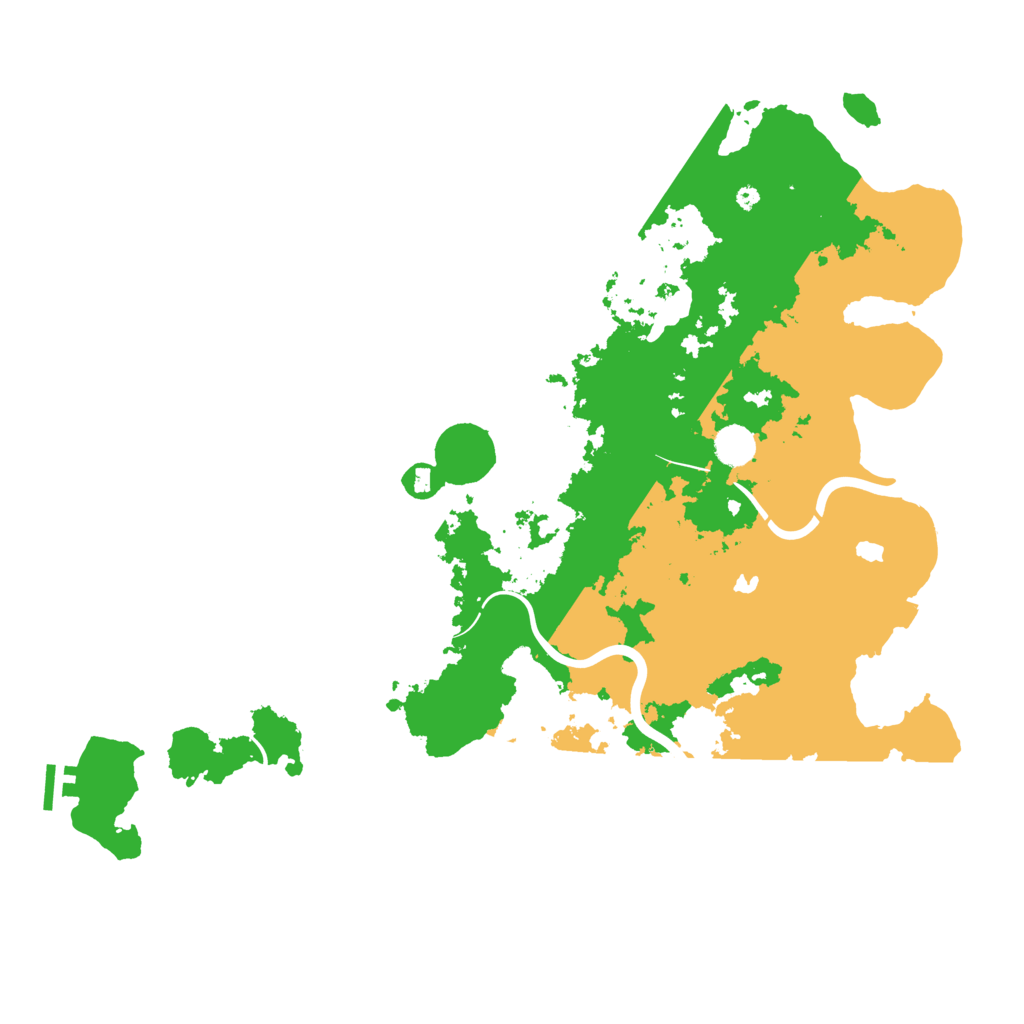 Biome Rust Map: Procedural Map, Size: 4500, Seed: 1407754406