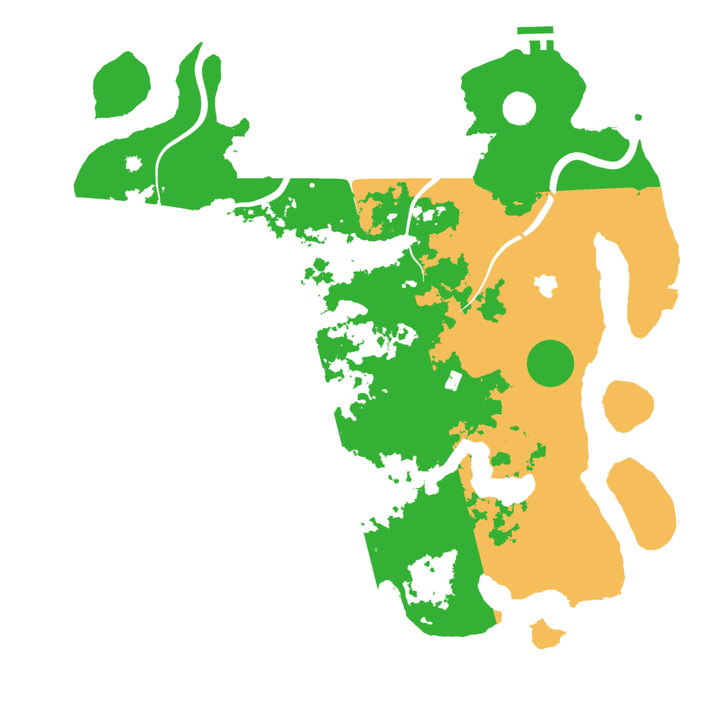 Biome Rust Map: Procedural Map, Size: 4000, Seed: 41516