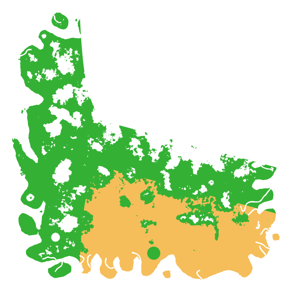 Biome Rust Map: Procedural Map, Size: 6000, Seed: 1478830723