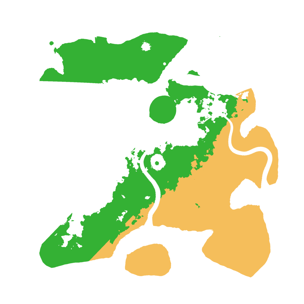 Biome Rust Map: Procedural Map, Size: 3000, Seed: 582701545