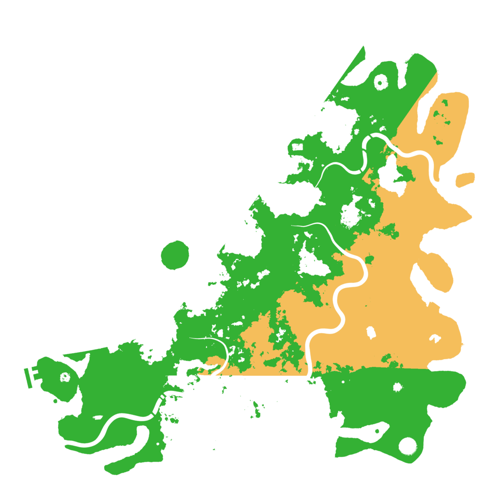 Biome Rust Map: Procedural Map, Size: 5000, Seed: 837307195