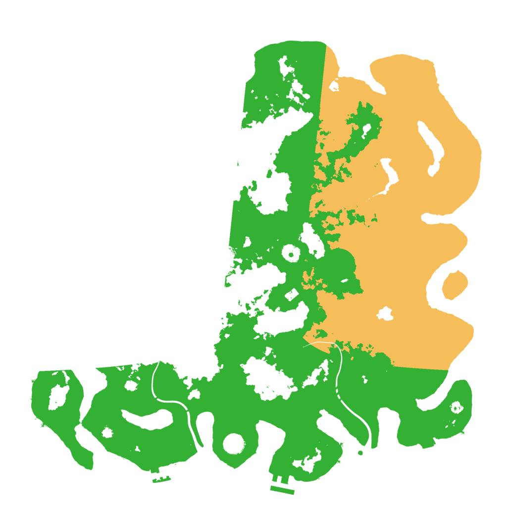 Biome Rust Map: Procedural Map, Size: 4250, Seed: 421011276