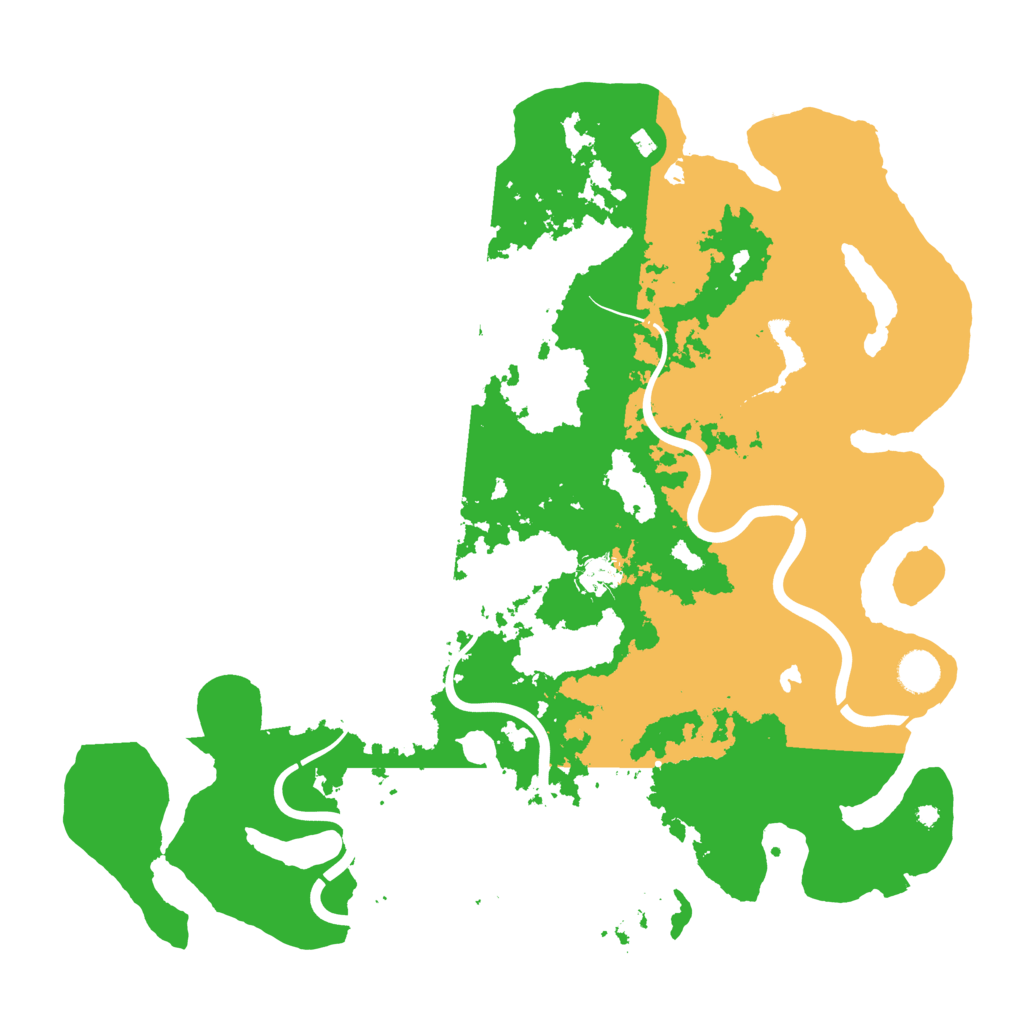 Biome Rust Map: Procedural Map, Size: 4250, Seed: 421011276