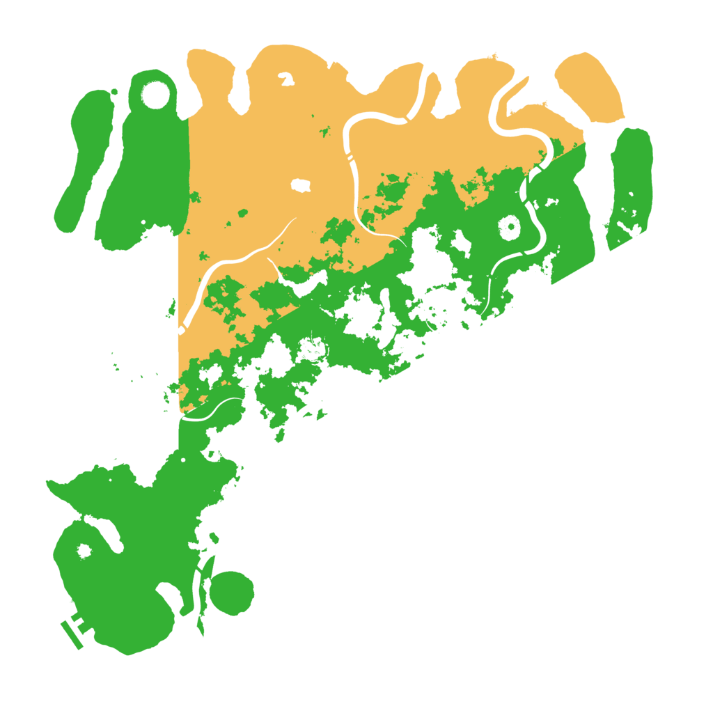 Biome Rust Map: Procedural Map, Size: 4500, Seed: 1032940432