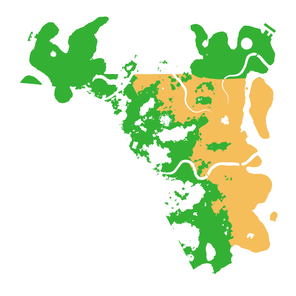 Biome Rust Map: Procedural Map, Size: 4500, Seed: 1333