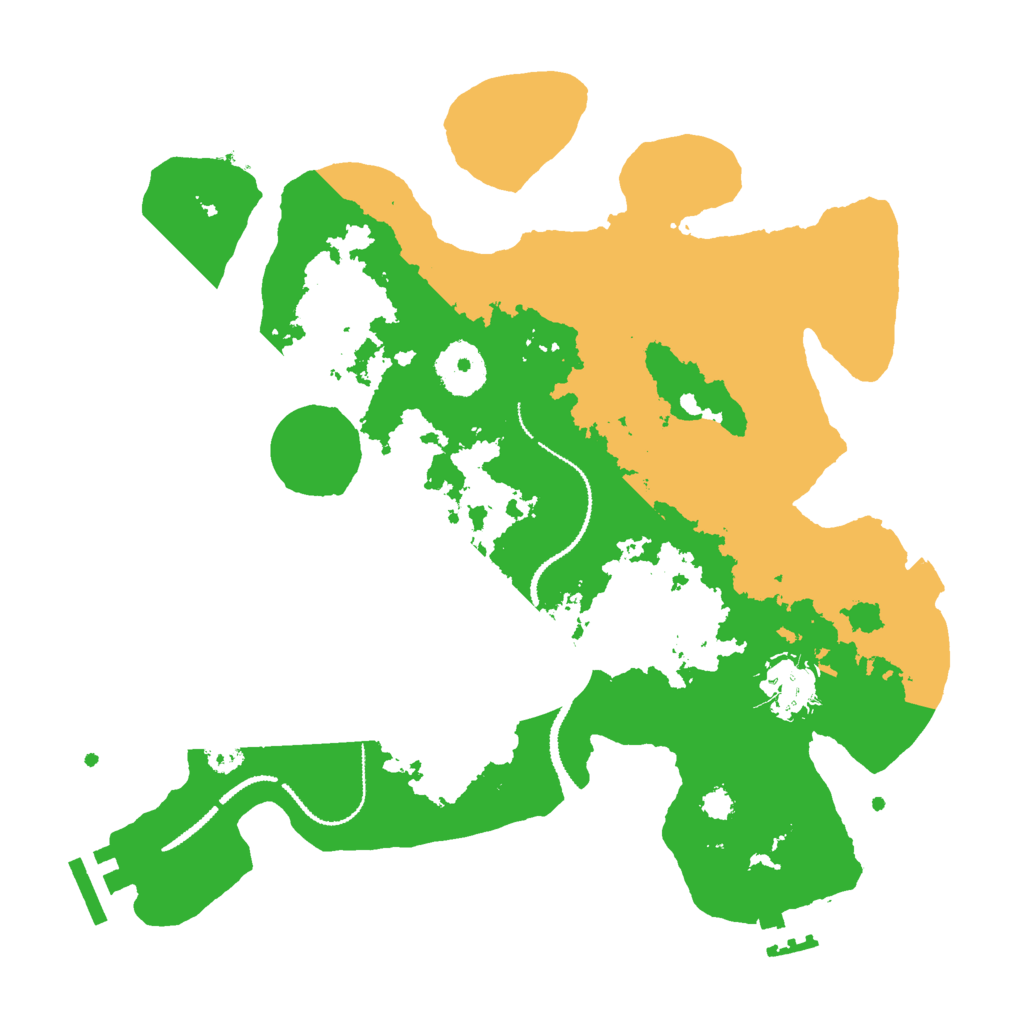 Biome Rust Map: Procedural Map, Size: 3000, Seed: 827