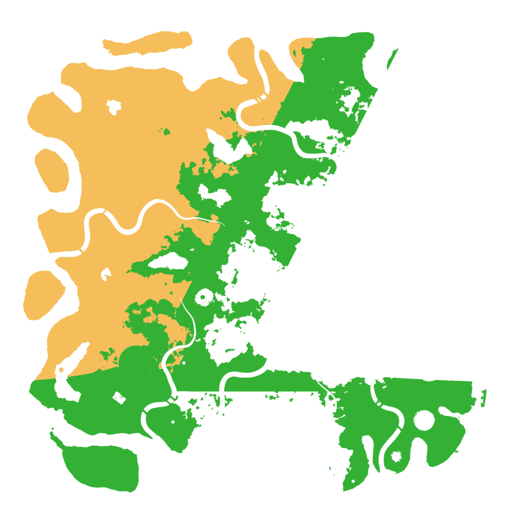 Biome Rust Map: Procedural Map, Size: 4500, Seed: 1620599