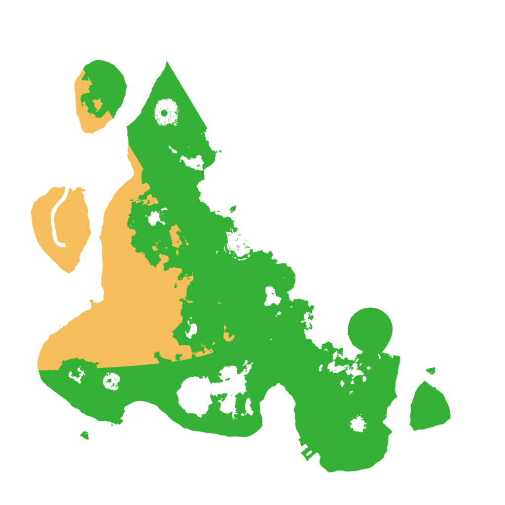 Biome Rust Map: Procedural Map, Size: 3000, Seed: 6345634