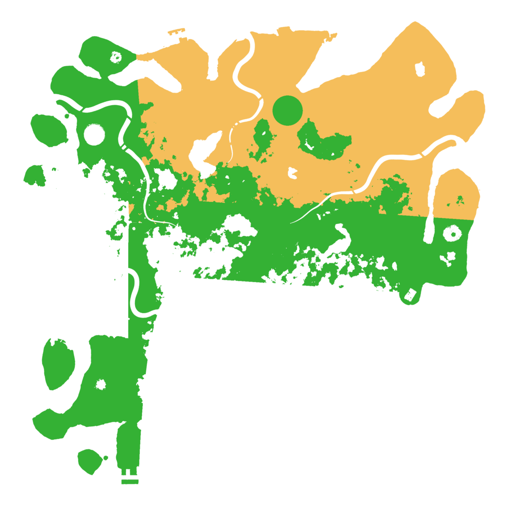 Biome Rust Map: Procedural Map, Size: 4500, Seed: 98010835