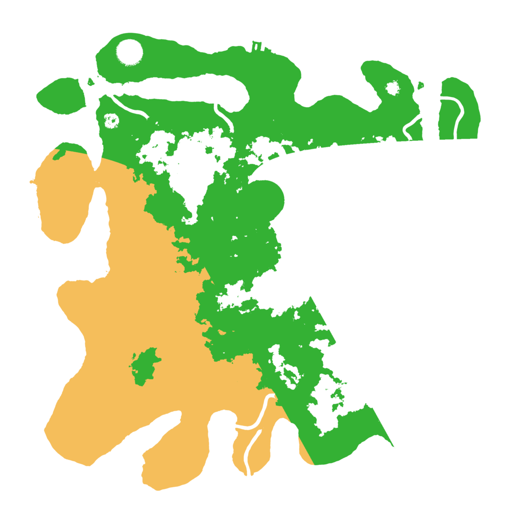Biome Rust Map: Procedural Map, Size: 3500, Seed: 956379197