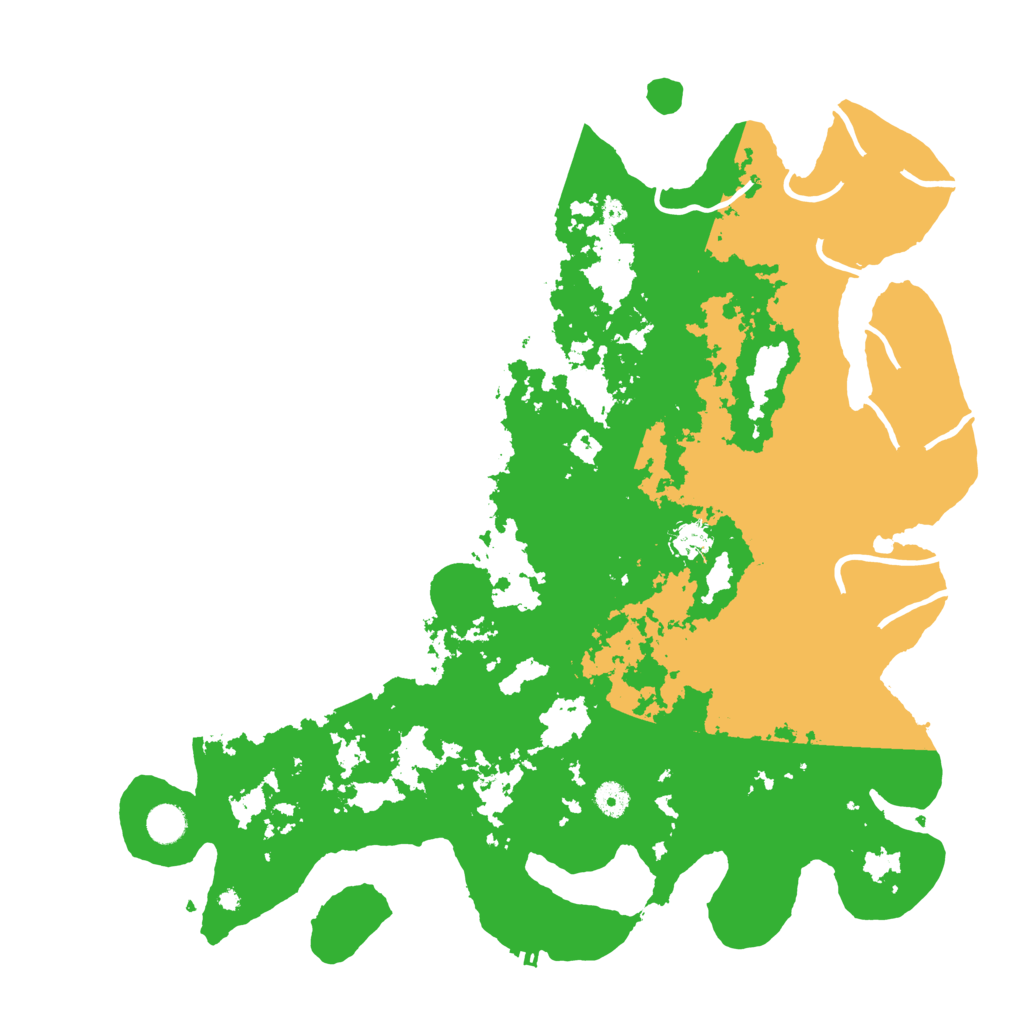 Biome Rust Map: Procedural Map, Size: 4550, Seed: 166766655