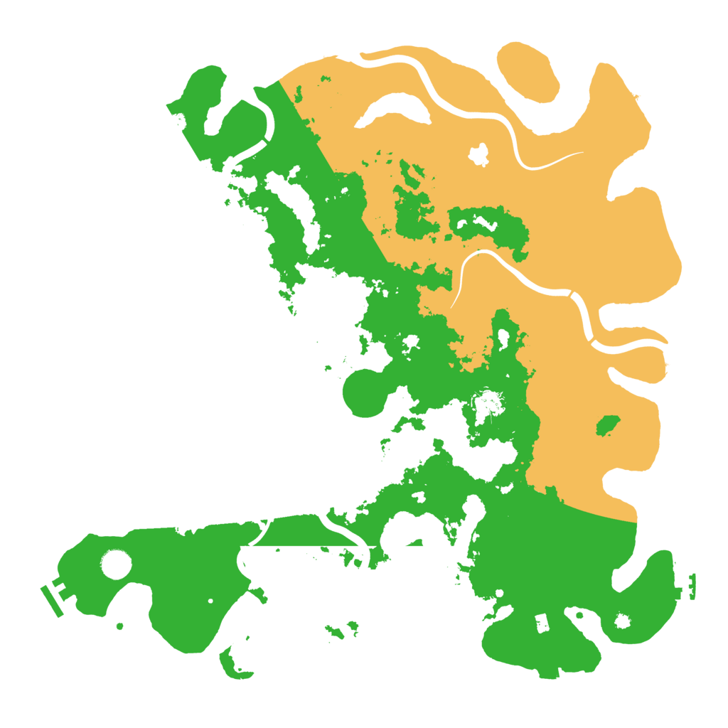 Biome Rust Map: Procedural Map, Size: 4250, Seed: 1004472
