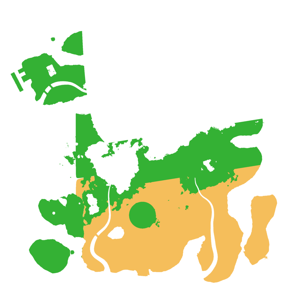 Biome Rust Map: Procedural Map, Size: 3000, Seed: 2440399