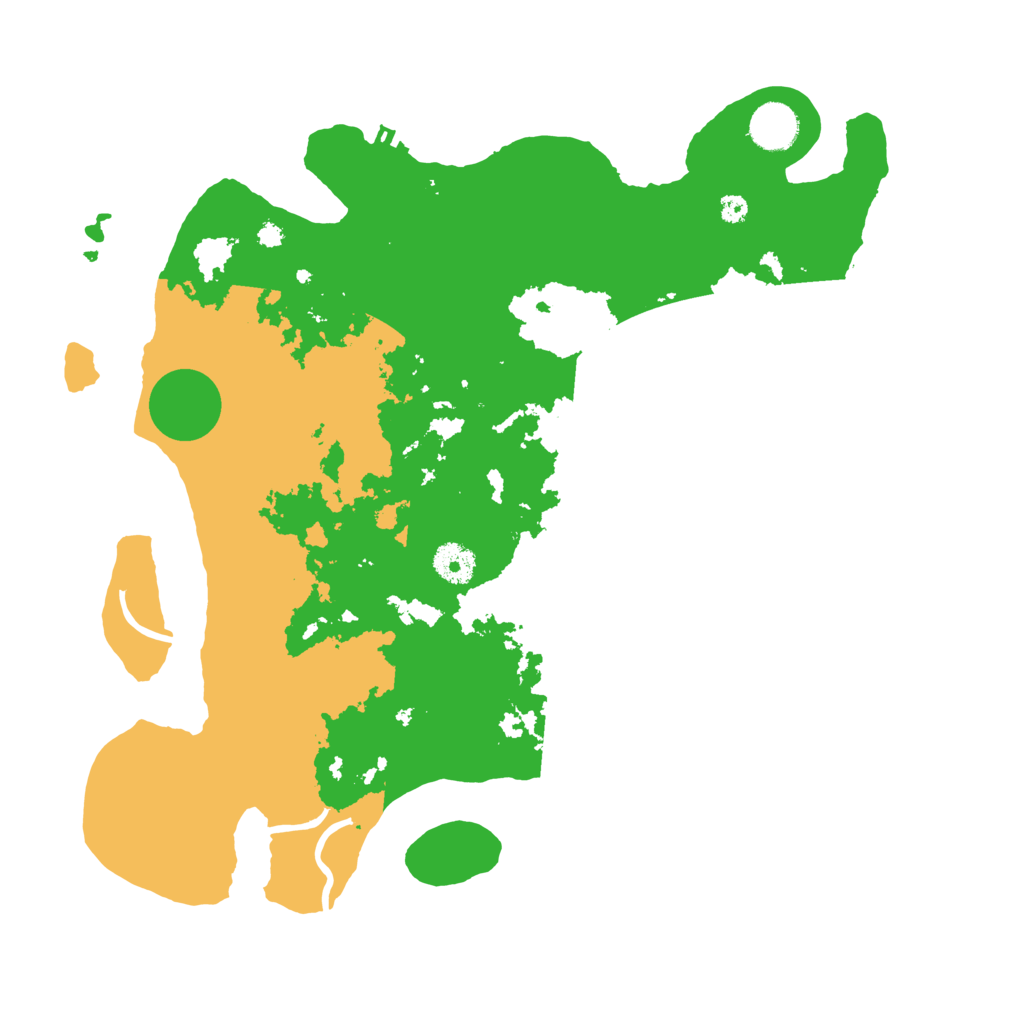 Biome Rust Map: Procedural Map, Size: 3750, Seed: 136301