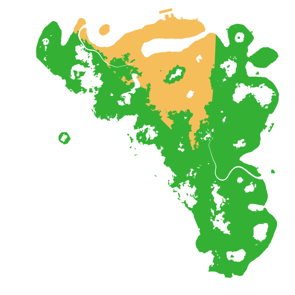 Biome Rust Map: Procedural Map, Size: 4500, Seed: 385111324