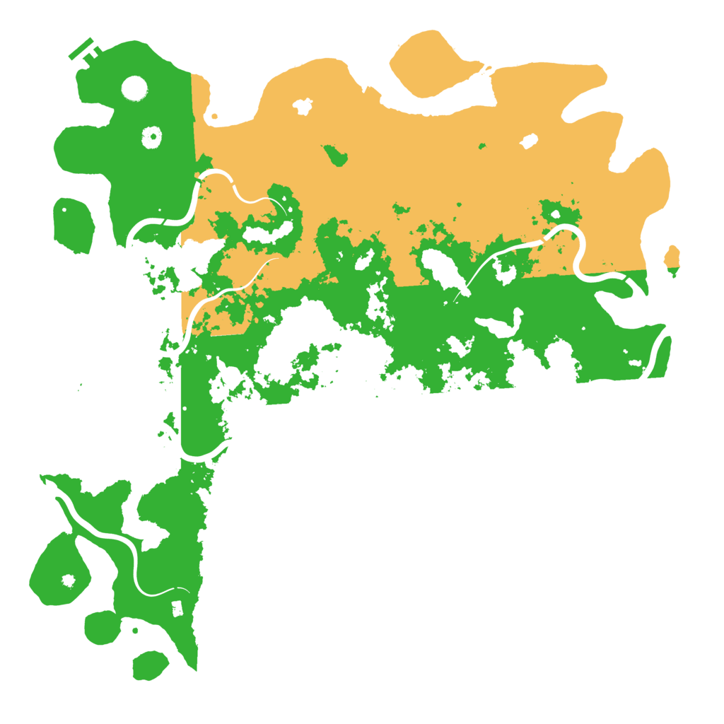 Biome Rust Map: Procedural Map, Size: 5000, Seed: 151316167