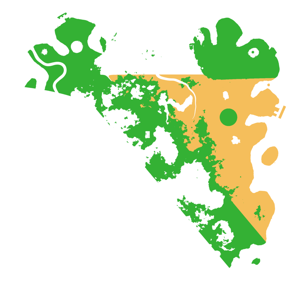 Biome Rust Map: Procedural Map, Size: 4500, Seed: 2156