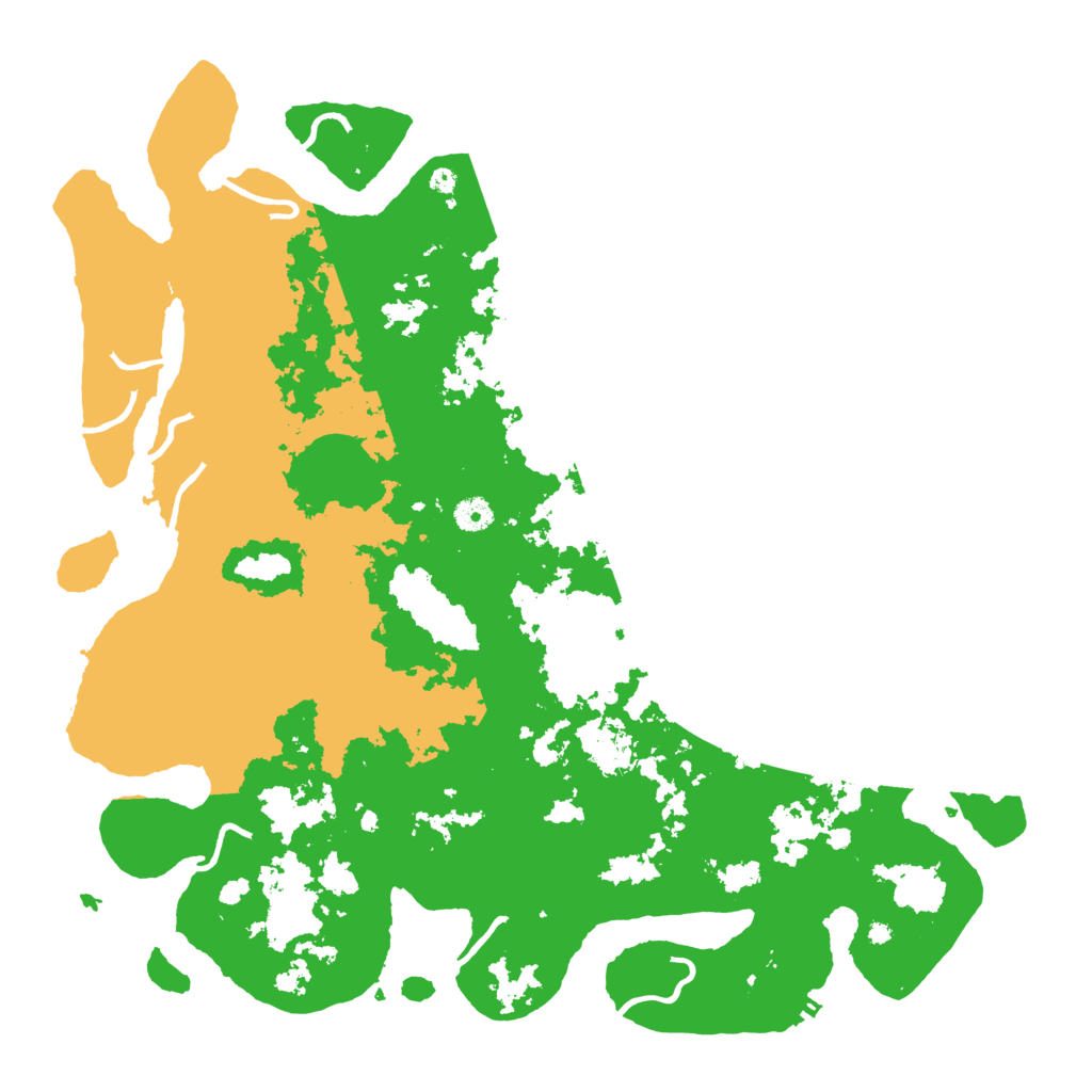 Biome Rust Map: Procedural Map, Size: 4500, Seed: 13883