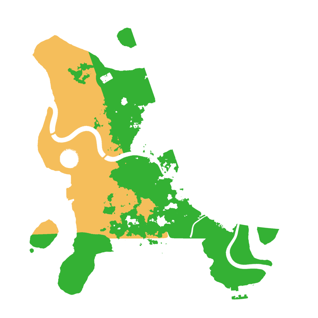 Biome Rust Map: Procedural Map, Size: 3000, Seed: 403308420