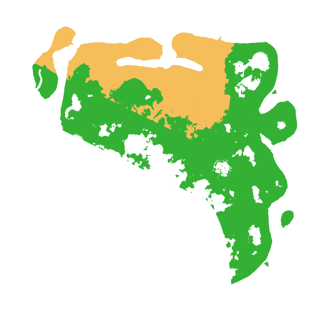 Biome Rust Map: Procedural Map, Size: 3500, Seed: 266682505