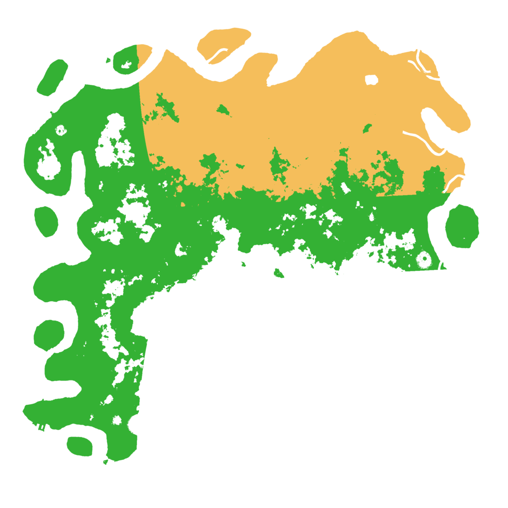 Biome Rust Map: Procedural Map, Size: 5000, Seed: 658729130